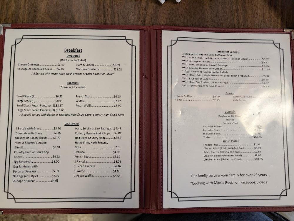 Mama Ree's Menu image 1